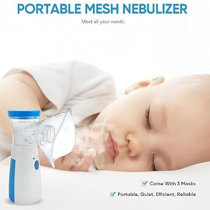Mesh Nebulizer Machine for Cough, Cold, Asthma & Respiratory Care Nebulizer