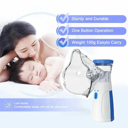 Mesh Nebulizer Machine for Cough, Cold, Asthma & Respiratory Care Nebulizer